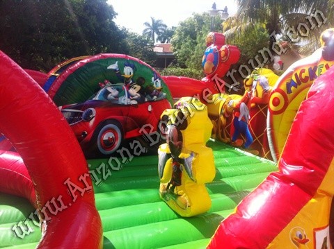 Mickey Mouse Playland Inflatables for birthday parties Phoenix, Denver